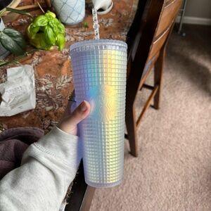 Starbucks Holographic Tumbler with Straw